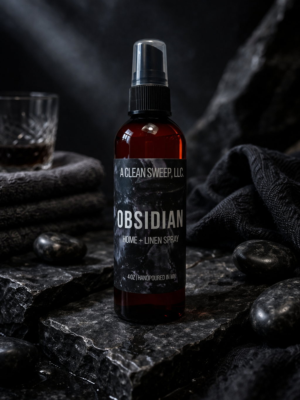 Obsidian Home + Linen Spray