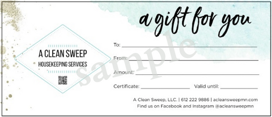 Gift Certificate